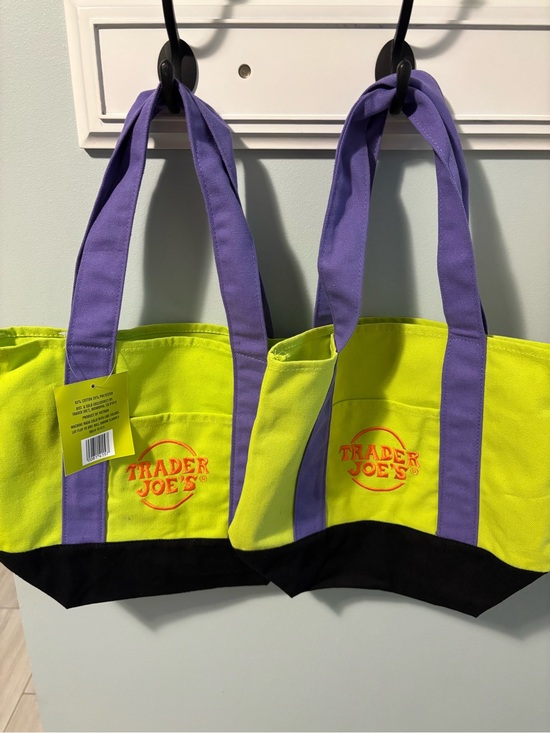 Trader Joe'S Handbags - Halloween Trader Jo mini  Canvas Tote Bags - Branded Grocery Tote 🎃